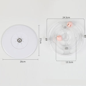 Rotating Interactive Pet Educational Turntable Toy: The Ultimate Playtime Experience for Your Feline Friend