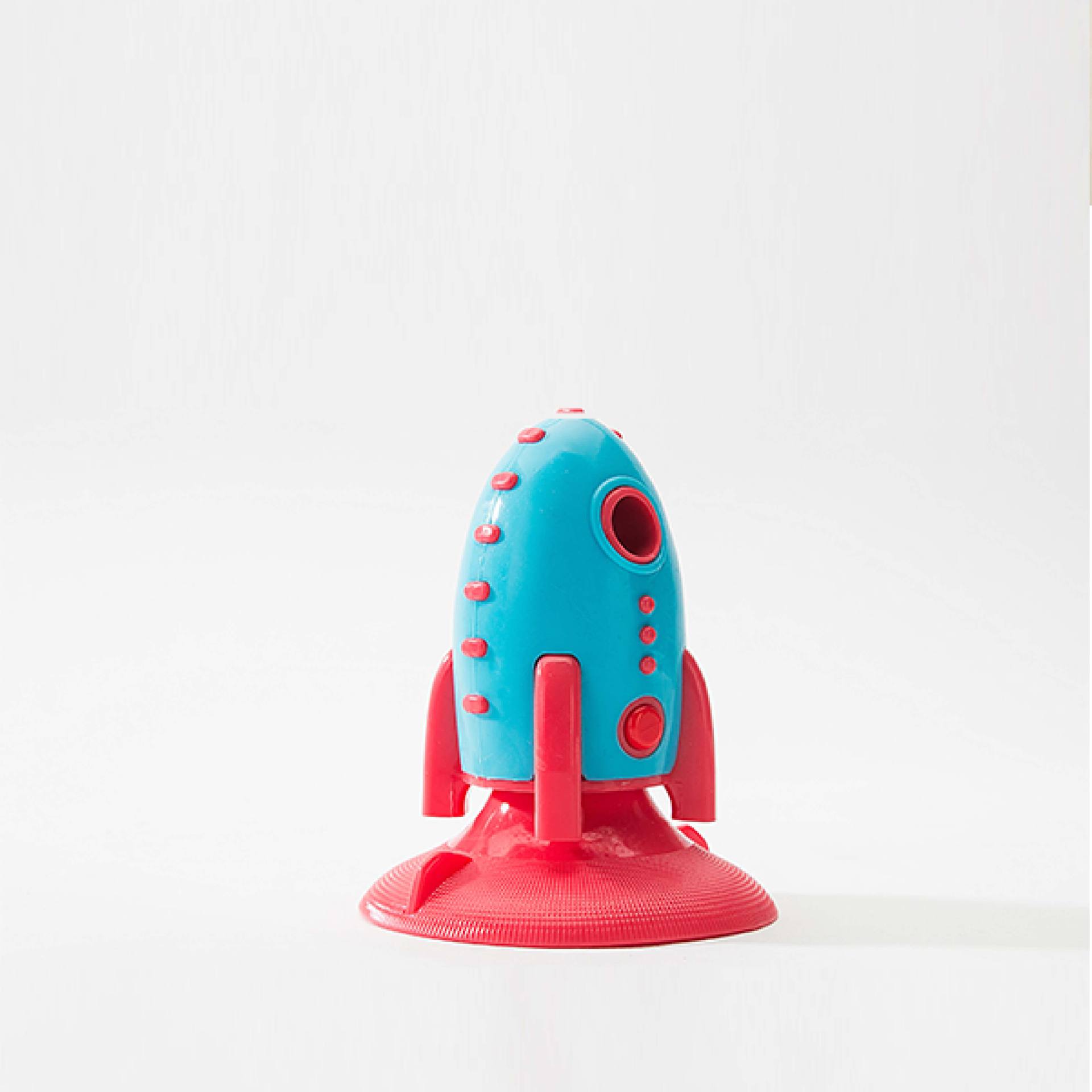 Rocket-Shaped Pet Treat Dispensing Bite Resistant Toy