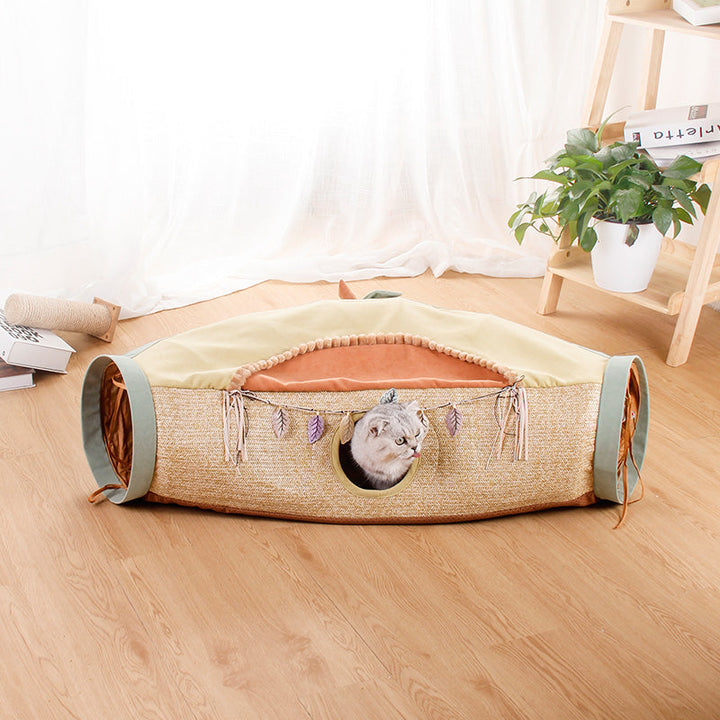 Interactive Pet Tunnel Roll Play Toy: The Ultimate Adventure for Your Feline Friend
