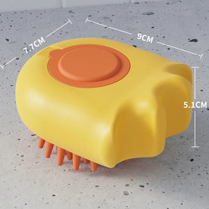 Transform Bath Time with the Ultimate Pet Bath Massage Comb Shampoo Dispenser Grooming Brush