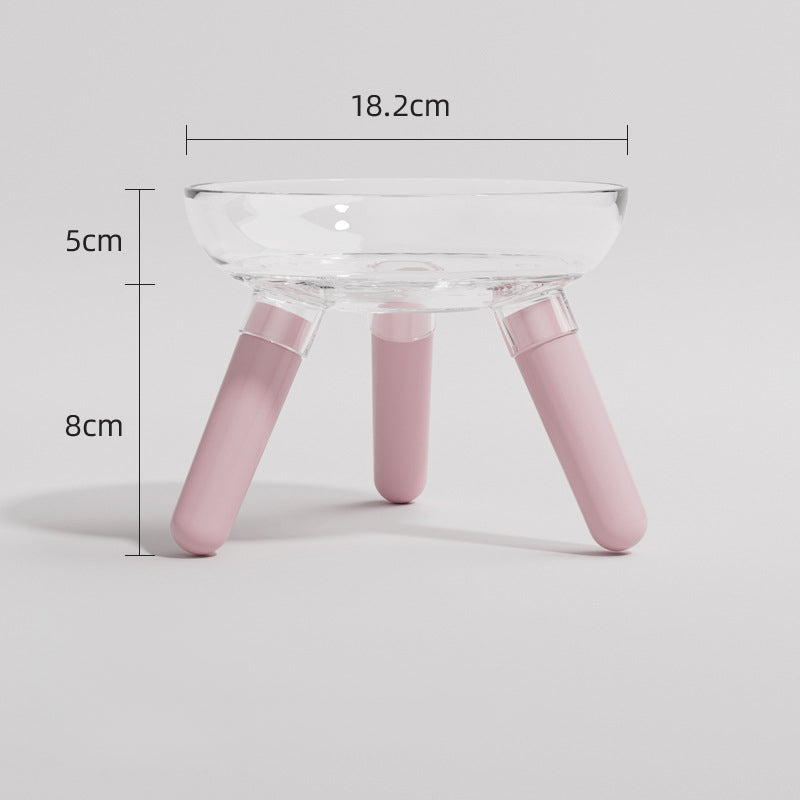 Enhance Your Pet's Dining Experience with Our Transparent Anti Knock Feeding and Water Bowl