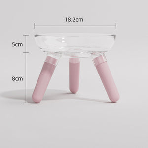 Enhance Your Pet's Dining Experience with Our Transparent Anti Knock Feeding and Water Bowl